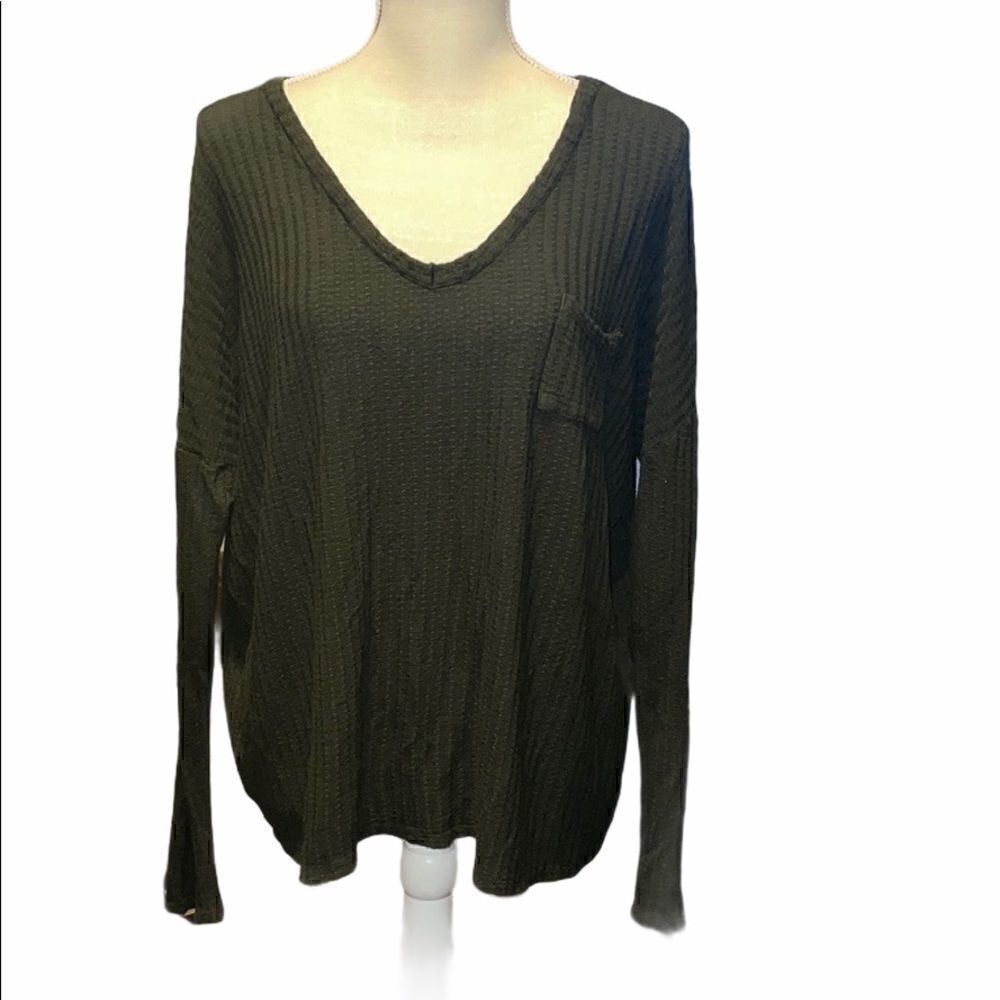 Chaser top waffle knit